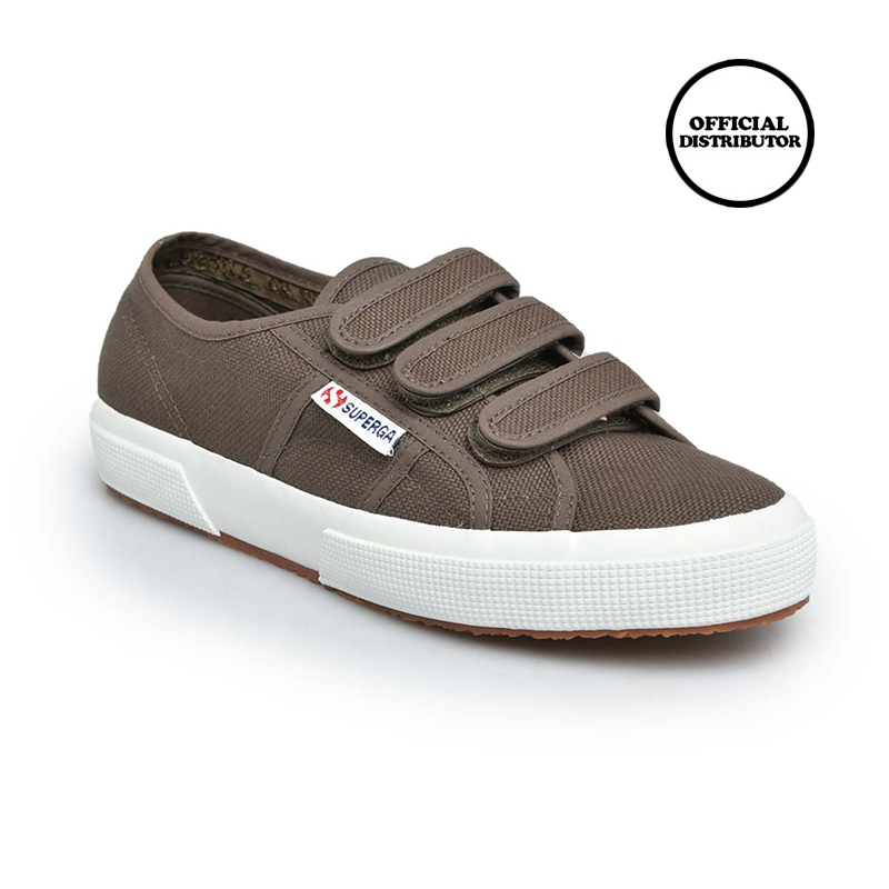 Jual Superga 2750 Cot3Strapu Sepatu Sneakers Brown Military 35