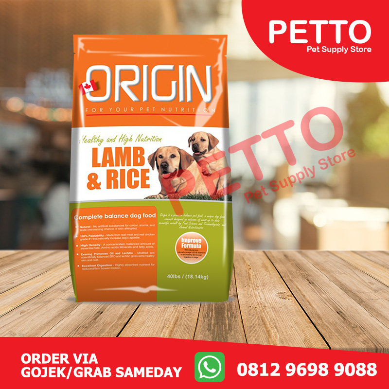 Jual Origin Lamb & Rice Makanan Anjing [18.14 kg] di Seller PETTO STORE
