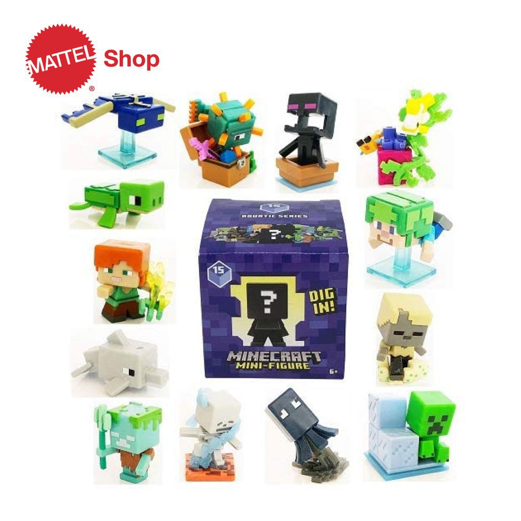 Minecraft mini sales action figures
