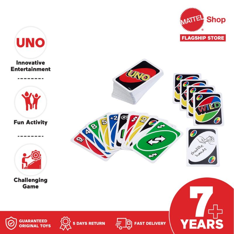 Promo Uno Card Permainan Diskon 20 Di Seller Mattel Official Store