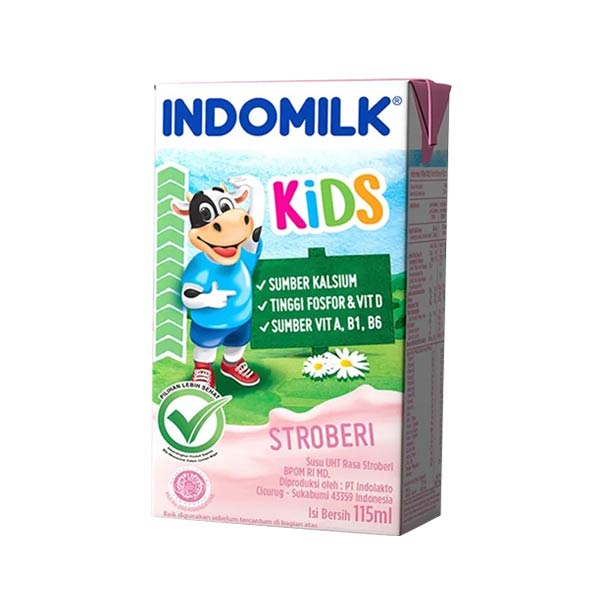 INDOMILK KIDS UHT STRAW 115ML