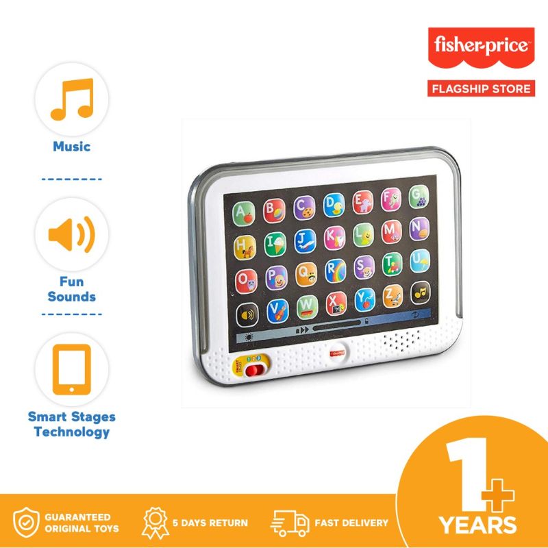 Fisher Price Laugh and Learn Smart Stages Tablet Mainan Edukasi Anak Balita