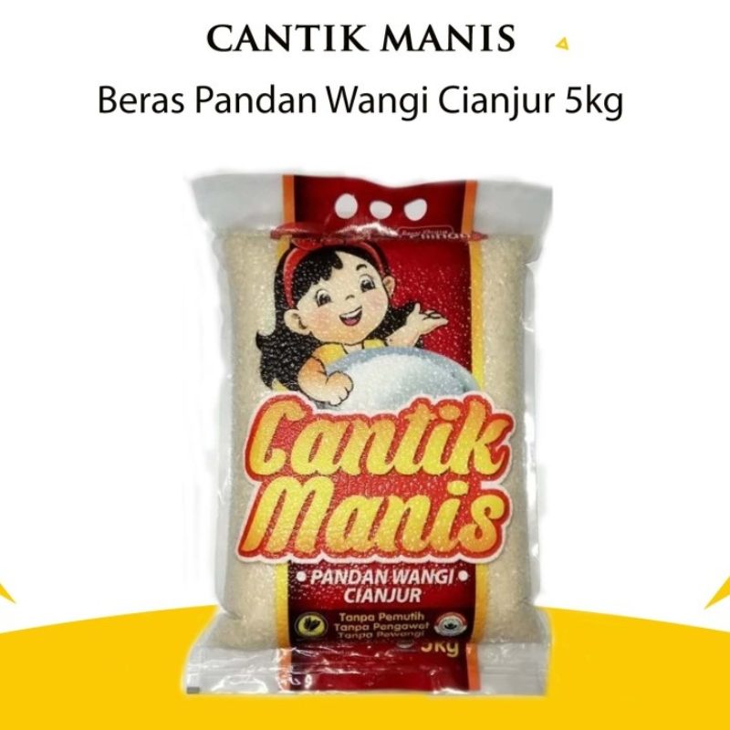 Jual Cantik Manis Pandan Wangi Beras Premium 5 Kg Murah Mei 2021 