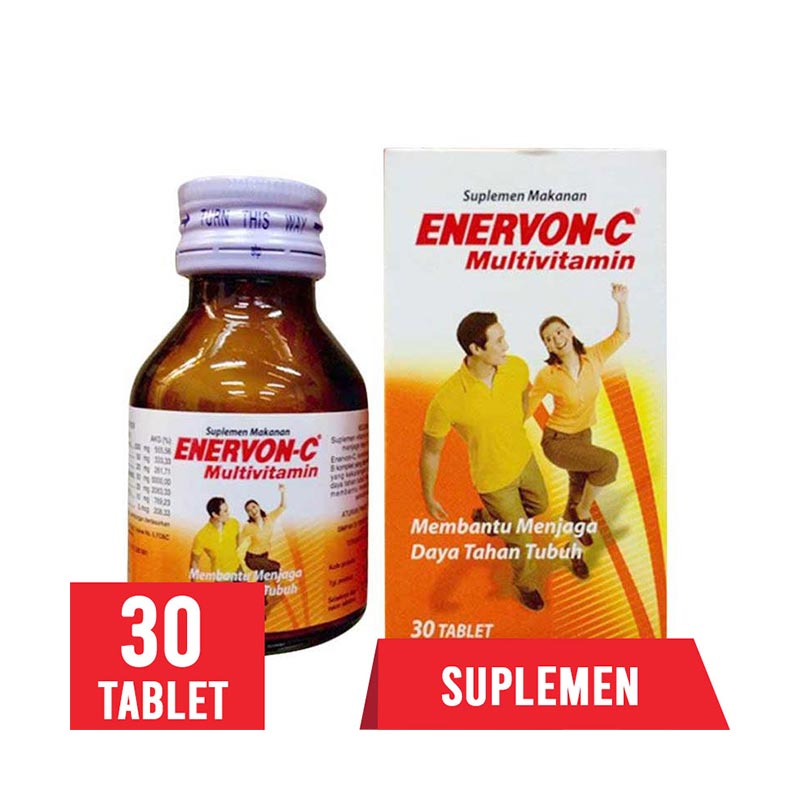 Jual Enervon C Multivitamin Suplemen 30 Tabs Murah Mei 21 Blibli Jual Enervon C Multivitamin Suplemen 30 Tabs Murah Mei 21 Blibli