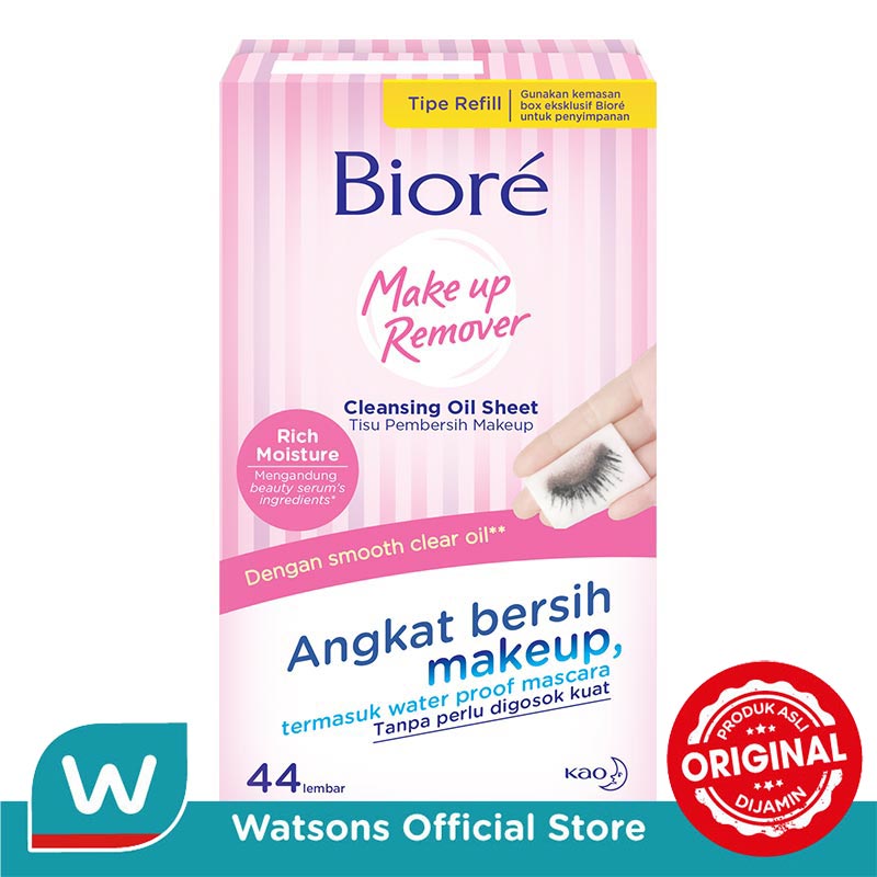 Biore Makeup Remover Wipes Watsons Saubhaya Makeup