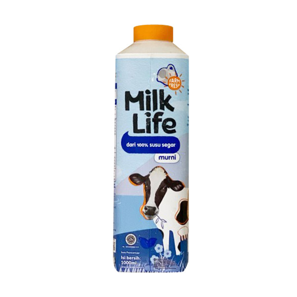 Jual MILKLIFE FRESH MILK PURE 1 LITER di Seller Hypermart Solo Hartono