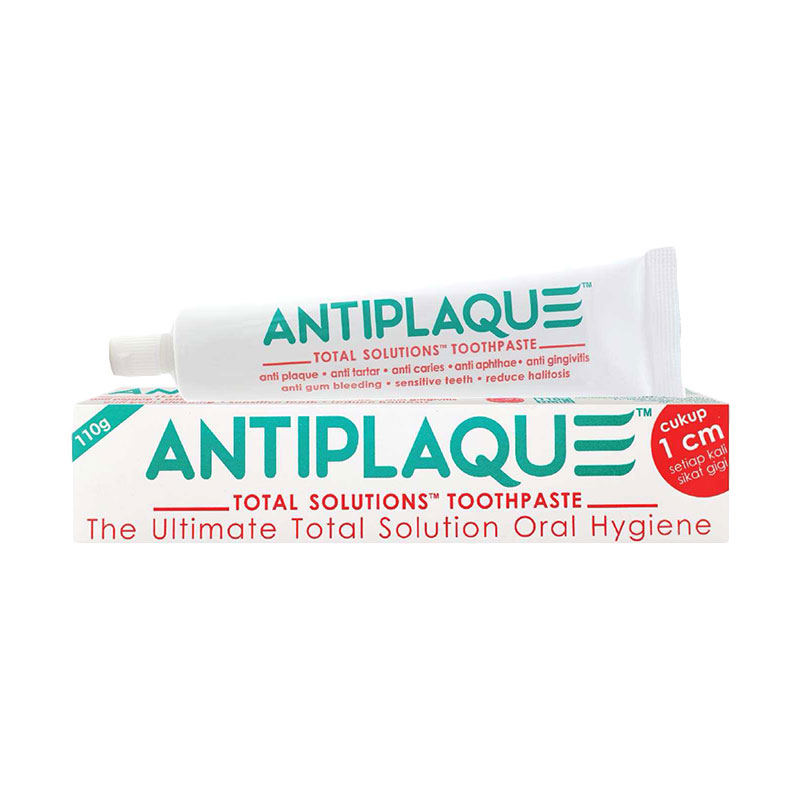 Jual Antiplaque Total Solutions Toothpaste Pasta Gigi 110g Terbaru Juli 2021 Blibli