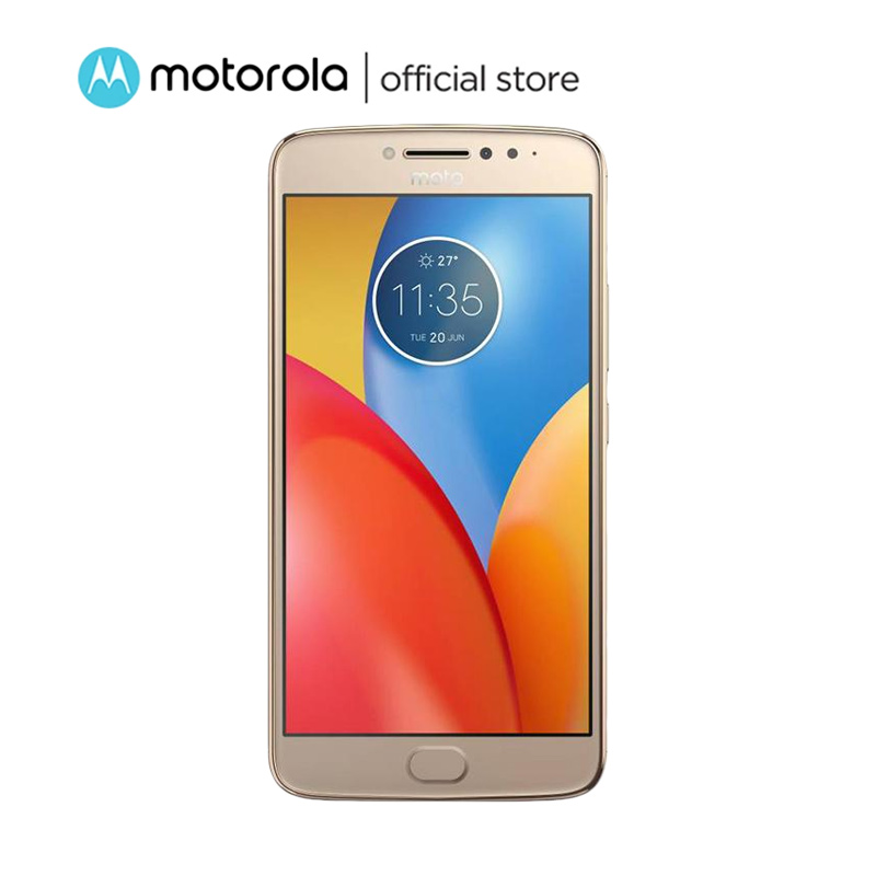 Jual Motorola Moto E4 Plus Smartphone - Gold [32GB/ 3GB 