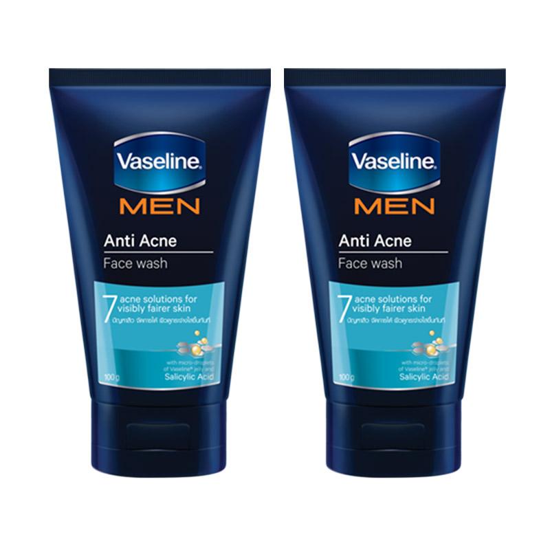Jual Vaseline Men Anti Acne Face Wash Sabun Wajah [100 g