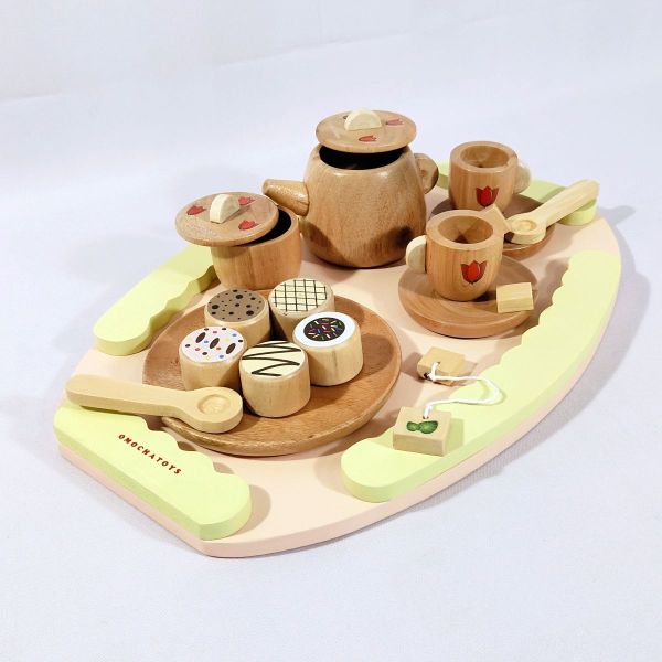 Jual My Wooden Tea Set Pretend Play Mainan Montessori Kayu Edukasi Anak ...