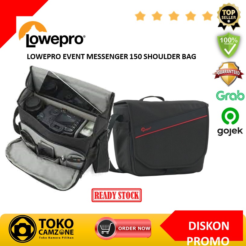 Lowepro Event Messenger 150 Tas Kamera Hitam Tokocamzone