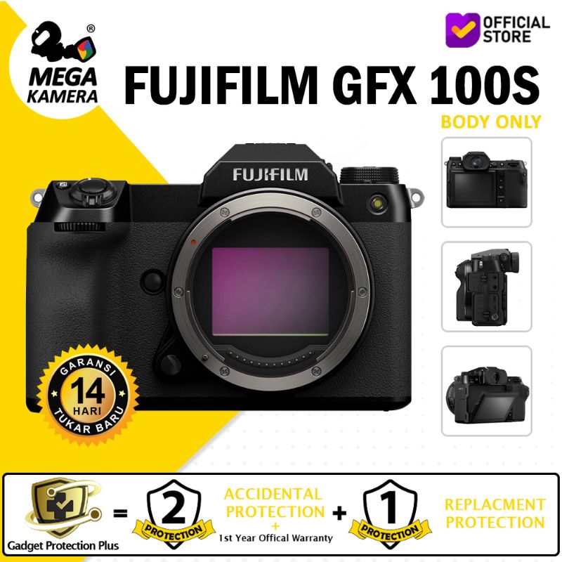 Jual Megakamera PREORDER FUJIFILM GFX 100S Medium Format Mirrorless Camera (Body Only) di