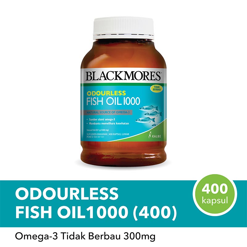 Jual Blackmores Odourless Fish Oil 1000 [400 Caps