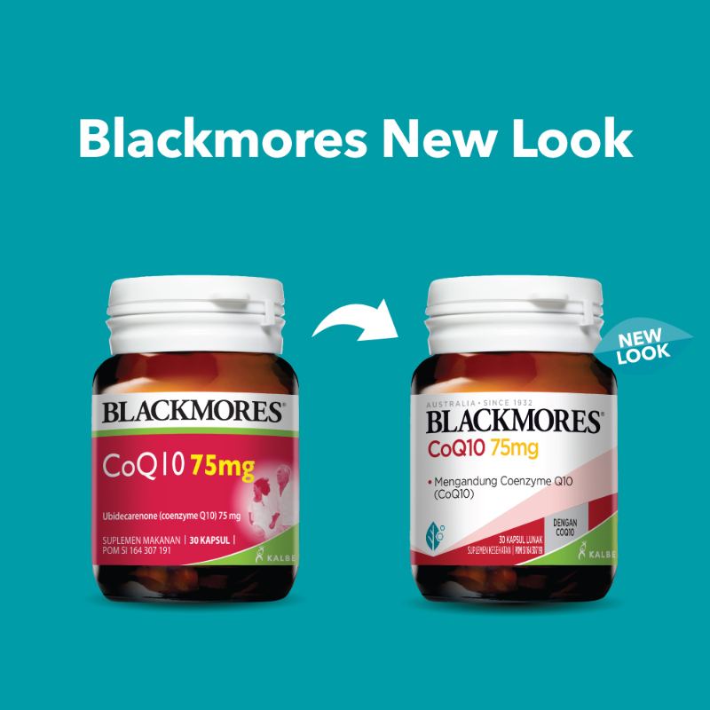 Jual Blackmores Coq10 75mg Suplemen Kesehatan 30 Caps Online Mei 2021 Blibli