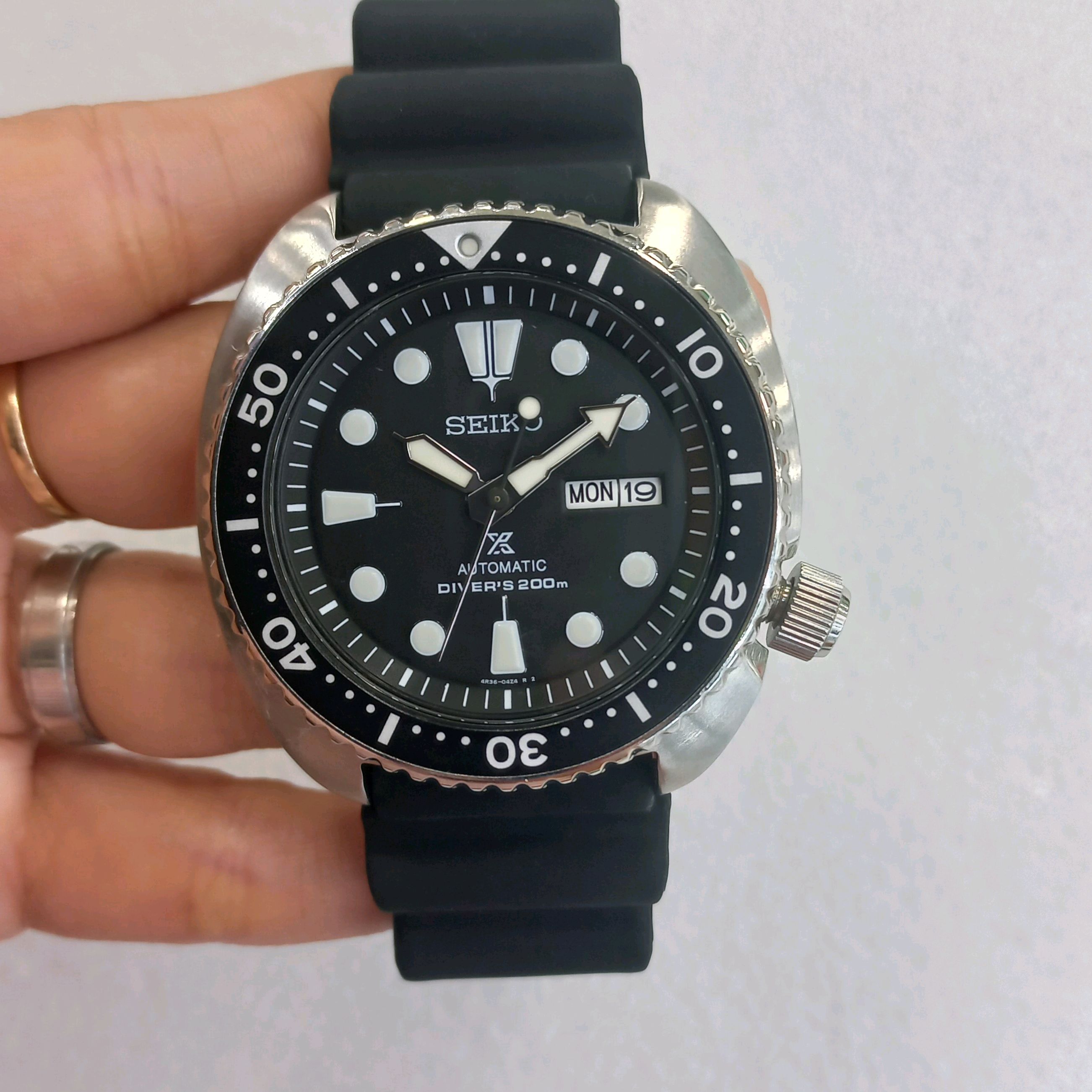 Promo Seiko Prospex Turtle Air Divers Srp777k1 Silver Jam Tangan