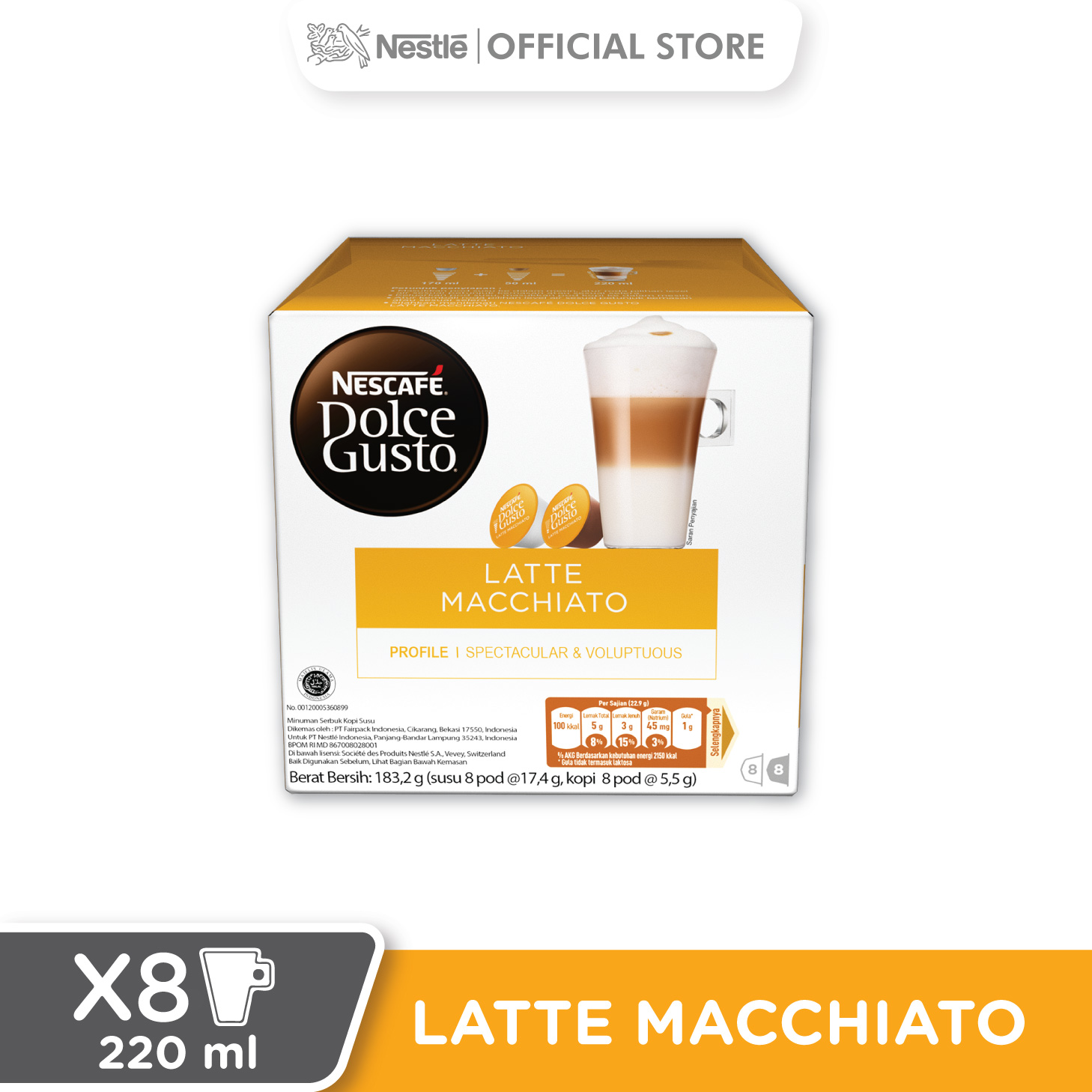 Promo NESCAFE Dolce Gusto Latte Macchiato Kopi Kapsul 16pcs 1 box di Seller  Blibli.com - Kota Jakarta Barat, DKI Jakarta | Blibli