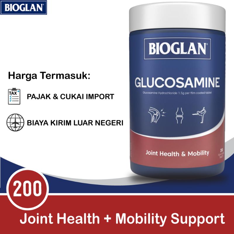 Jual Bioglan Glucosamine 1500mg [200 Tablets] di Seller Aussie