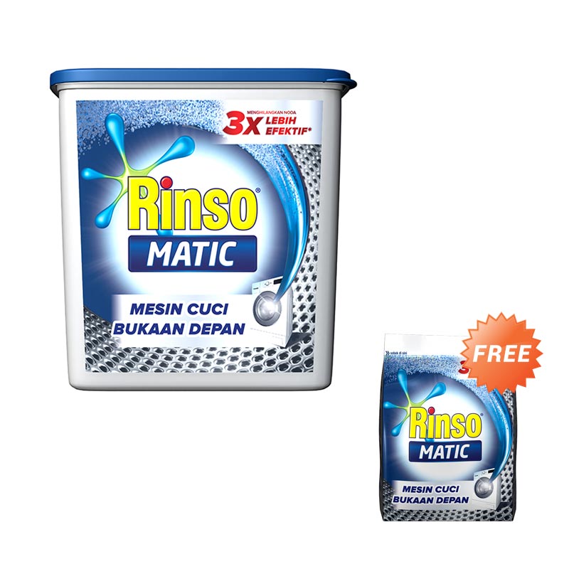 Jual Rinso Matic 67309996 Front Load Container Deterjen Bubuk [3 kg