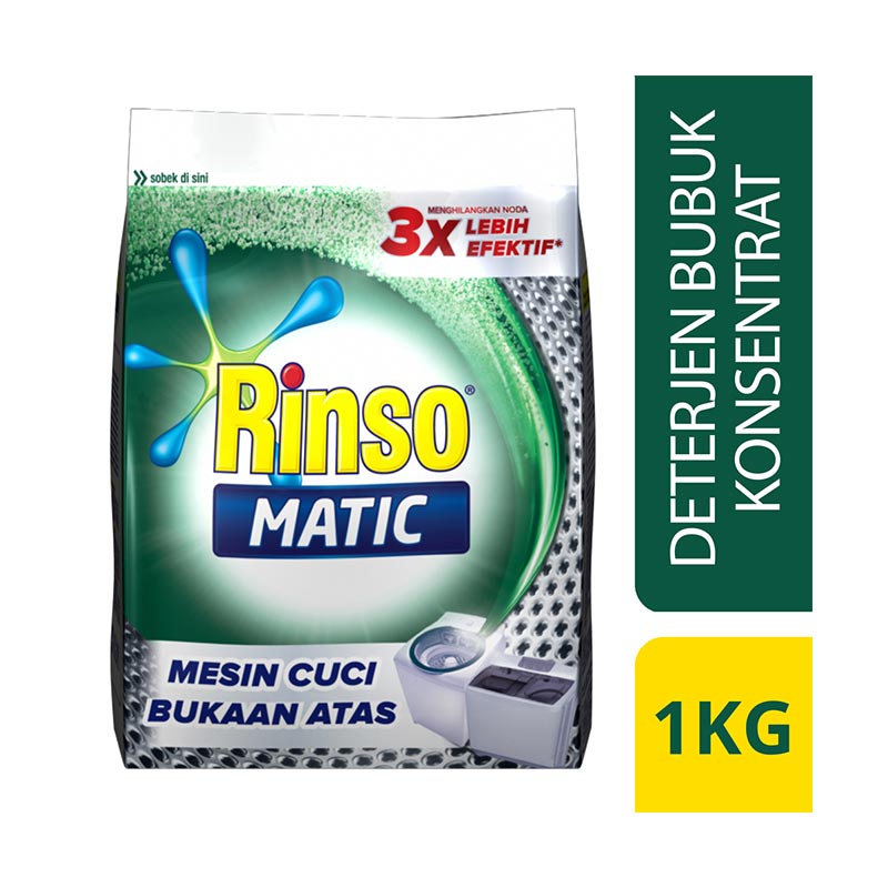 Jual Rinso Matic 67199874 Top Load Polybag Deterjen Bubuk [1 Kg