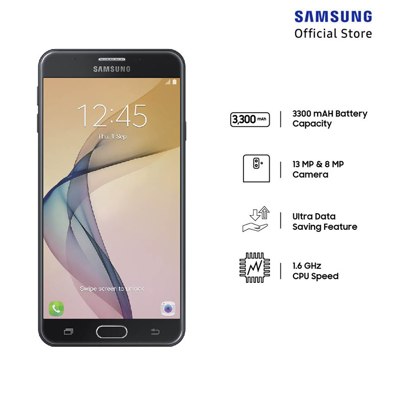 Jual Samsung Galaxy J7 Prime Smartphone - Black [32 GB/ 3