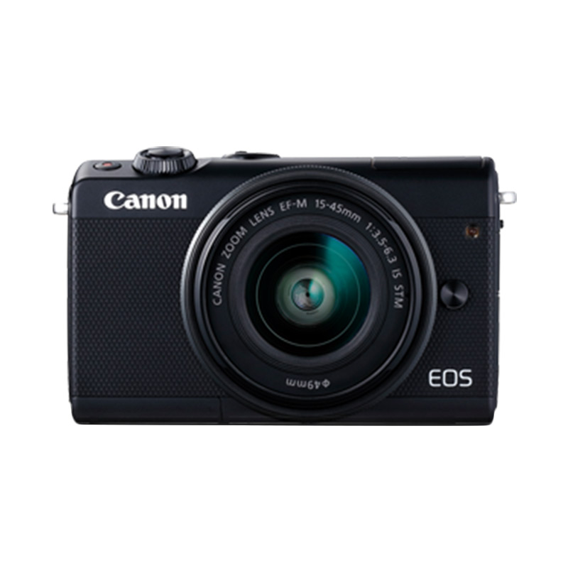 Jual Canon EOS M100 Kamera DSLR with Lensa EFM1545mm Black di