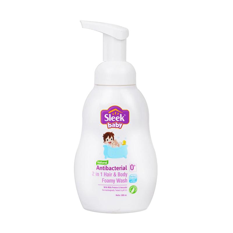 âˆš Sleek Baby 2 In 1 Hair & Body Foamy Wash Bottle [300 Ml