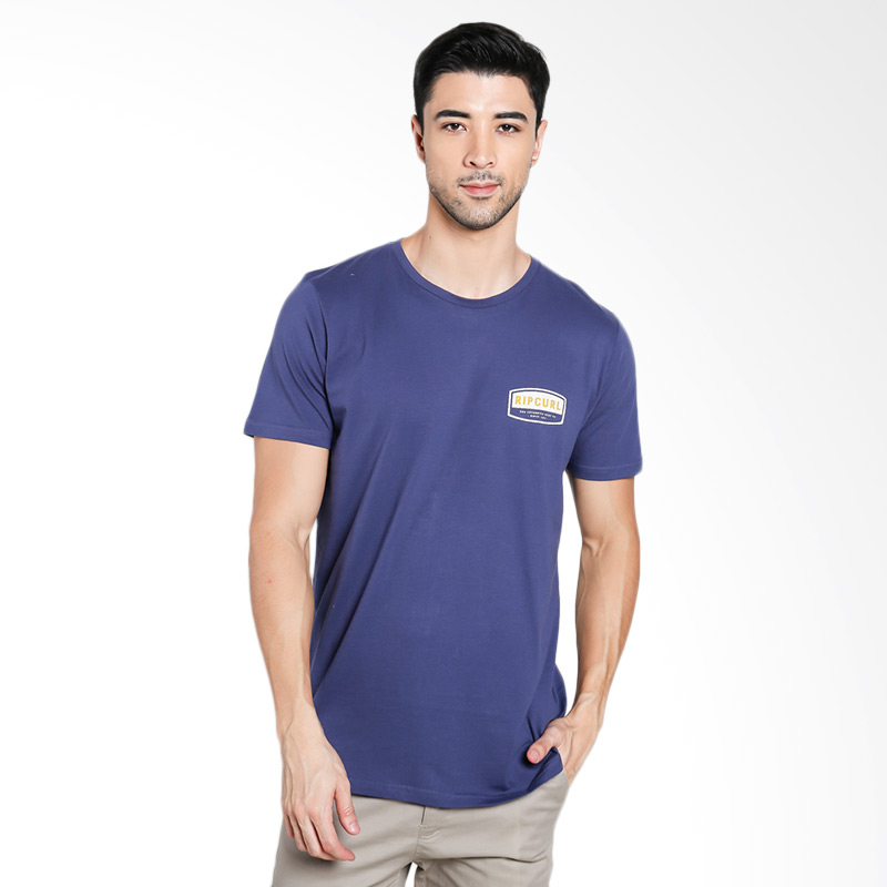 Jual Rip Curl Decal Vintage Tee Kaos Pria Navy CTEFV2 Jual Rip Curl Decal Vintage Tee Kaos Pria Navy CTEFV2