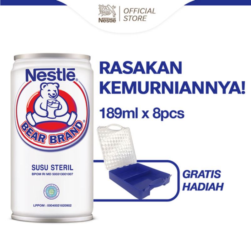 Jual Bear Brand Susu Kaleng Susu Beruang Susu Steril 8x189ml Di Seller Blibli Com Kota Tangerang Banten Blibli