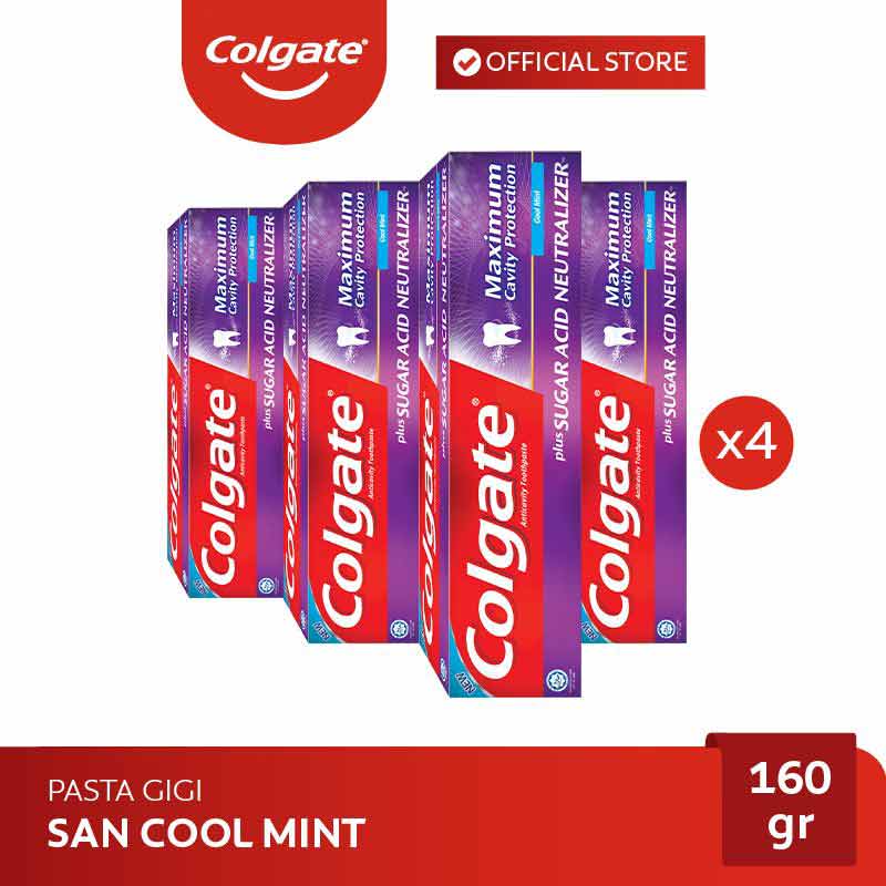 Jual Colgate Maximum Cavity Protection Sugar Acid Neutralizer Cool Mint