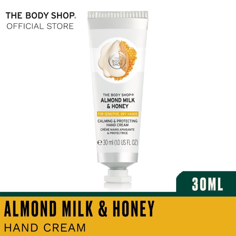 Jual The Body Shop Almond Milk & Honey Hand Cream [30 mL] di Seller The