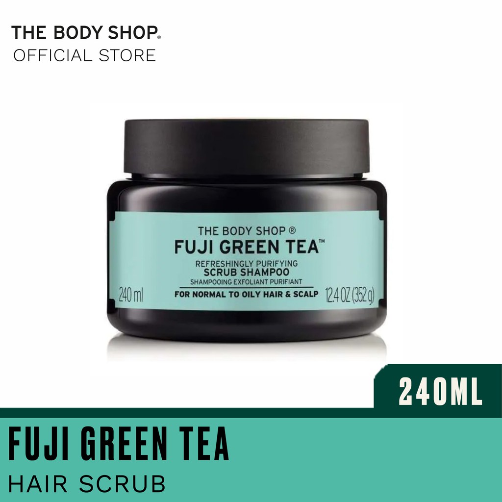 Jual The Body Shop Fuji Green Tea Hair Scrub [240 mL] di Seller The