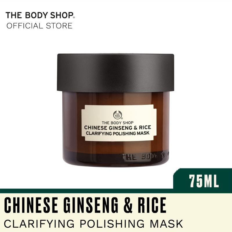 Jual The Body Shop Chinese Ginseng & Rice Clarifying Peling Mask [75 mL