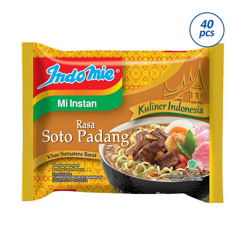   Indomie  Soto Padang Mie  Instan 75 G 40 Pcs Terbaru 