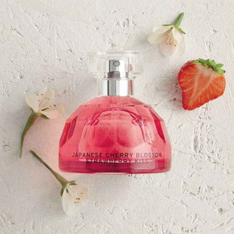 Jual The Body Shop Japanese Cherry Blossom Strawberry Kiss Edt [50 Ml
