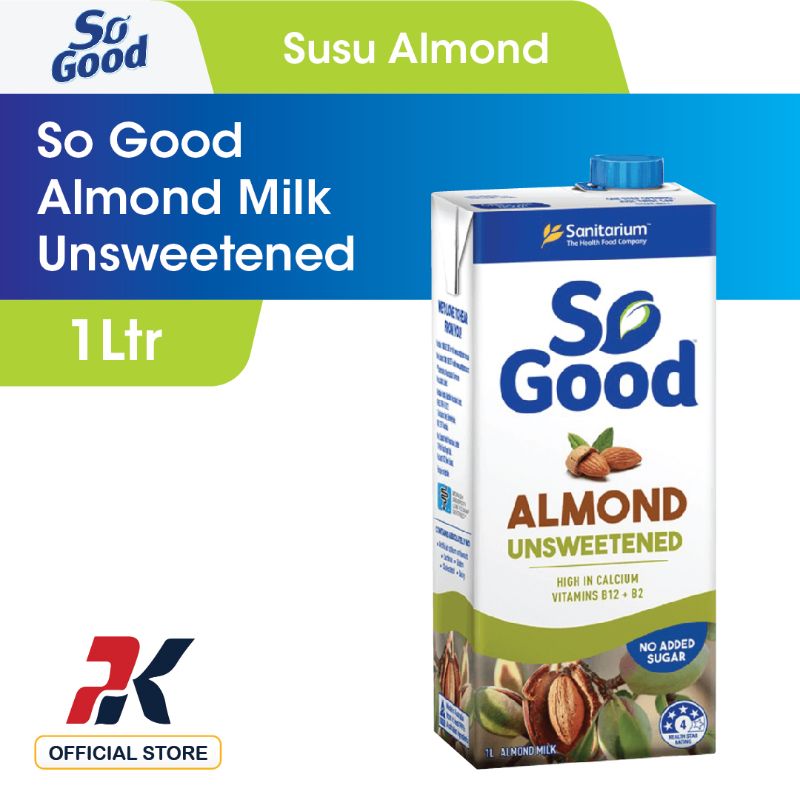 Promo SANITARIUM So Good Unsweetened Almond Milk [1 L] Diskon 18 di