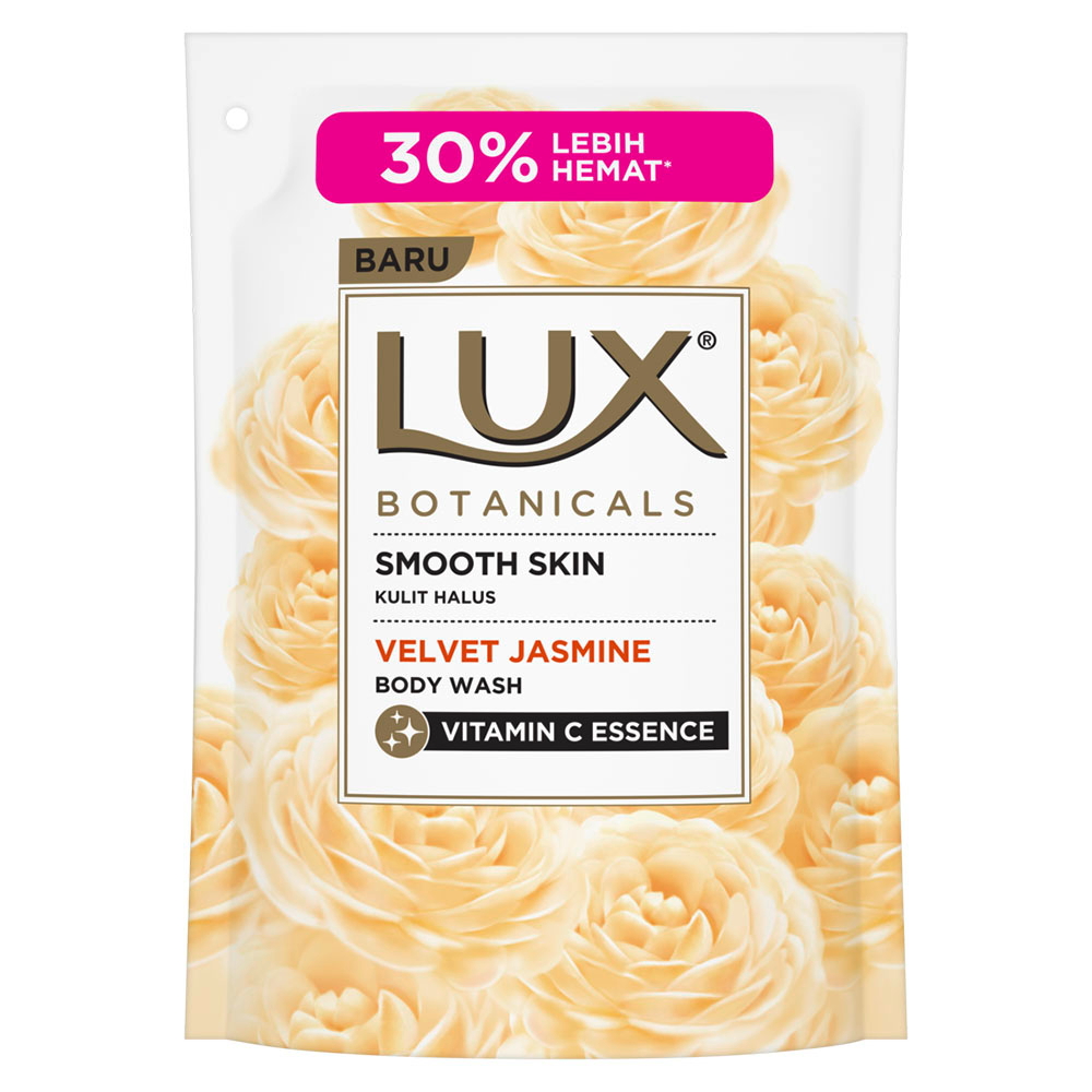 Promo LUX Botanicals Body Wash Velvet Jasmine Refill 400 ml Diskon 28