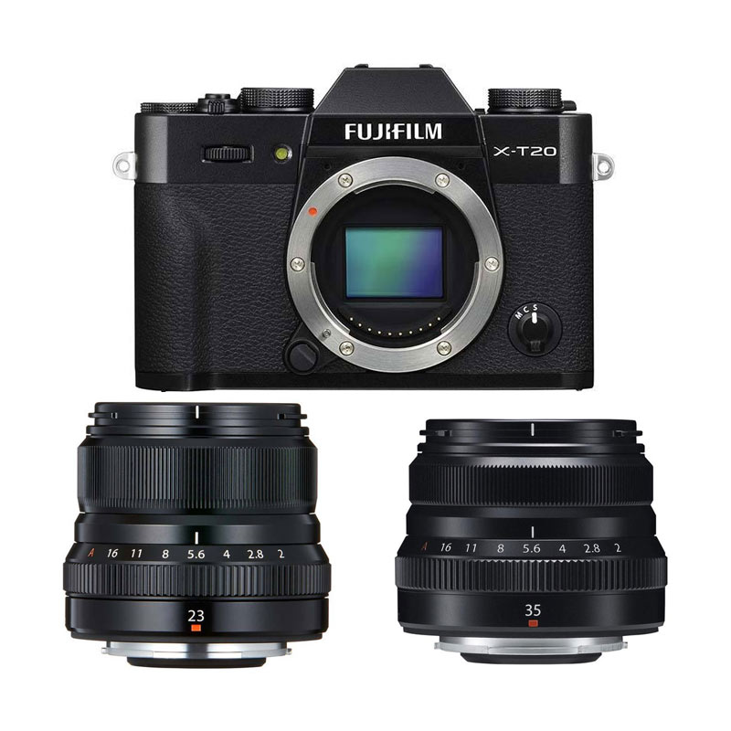 Jual Fujifilm X-T20 Body Kamera Mirrorless - Black
