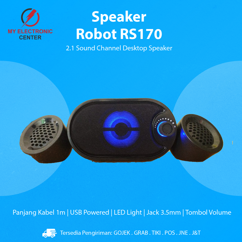 Promo Speaker Robot RS170 Stereo For Speaker Komputer PC Laptop