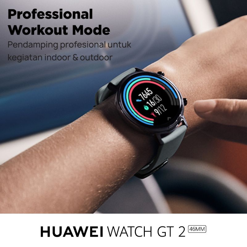 Jual HUAWEI WATCH GT 2 46MM SmartWatch Pria SpO2 Monitoring 2