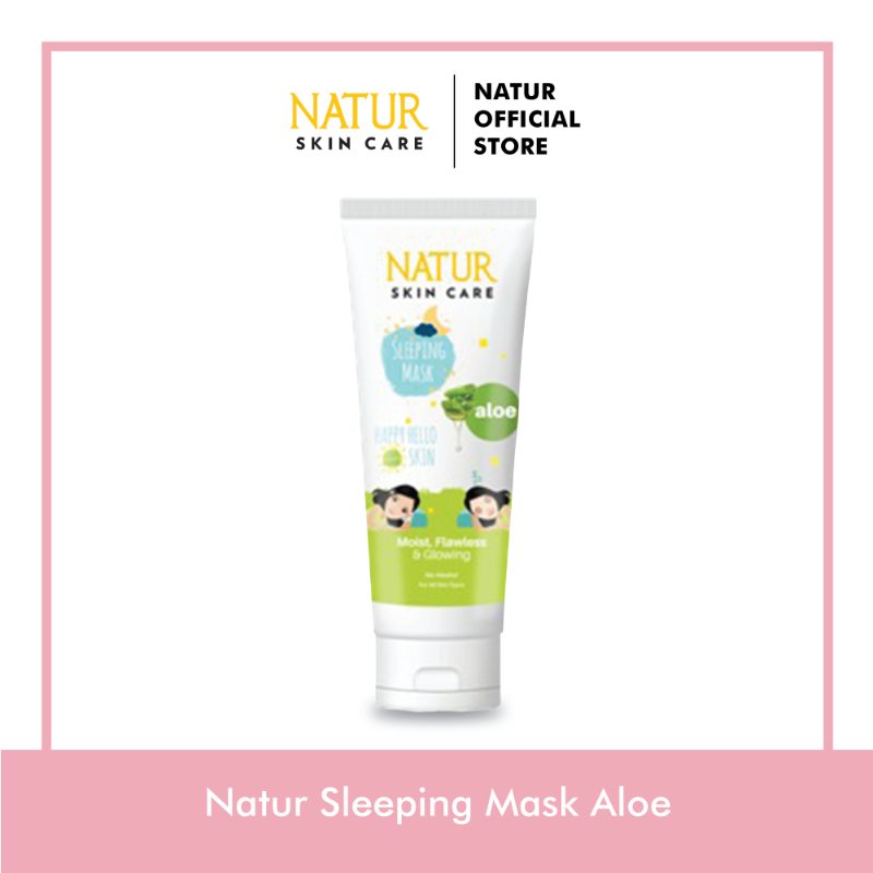 Review NATUR Sleeping Mask Aloe Vera Blibli Friends
