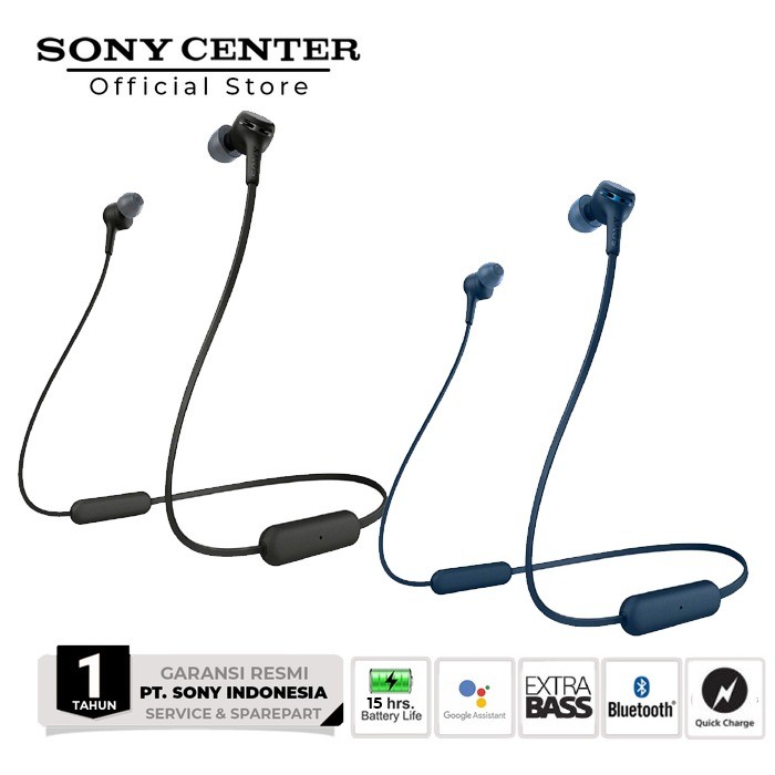 Jual SONY CENTER Sony MDR WI-XB400 WI XB400 WI XB 400 Wireless ...