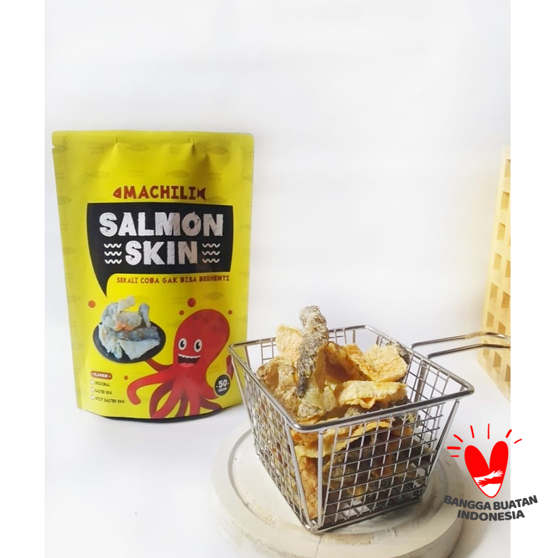 Jual MaChili Fish Skin Salmon Spicy Salted Egg di Seller MaChili - Kota