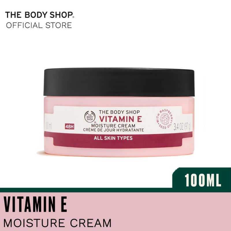Jual The Body Shop New Formulation Vitamin E Moisture Cream 100ml di