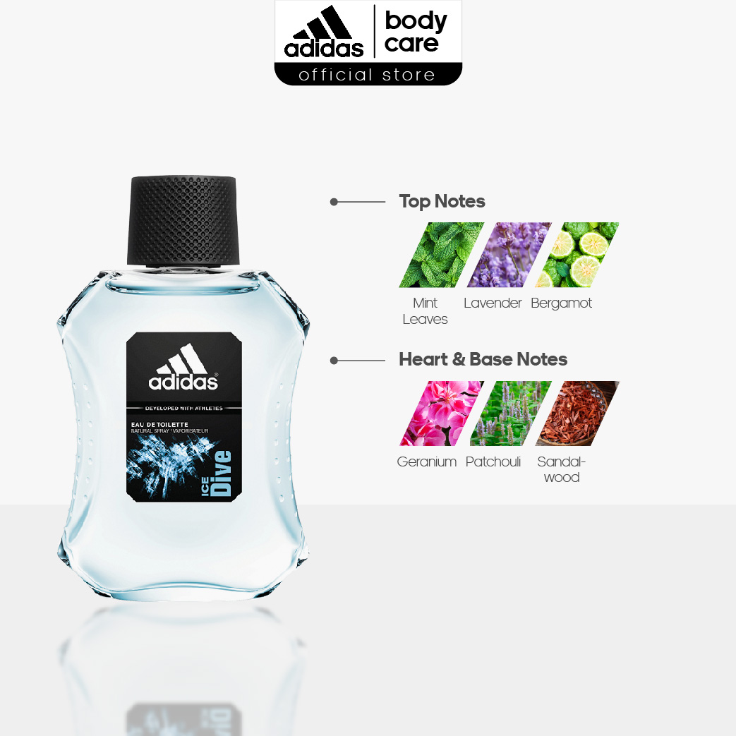 Promo adidas Ice Dive Eau De Toilette Parfum Pria 100mL Diskon