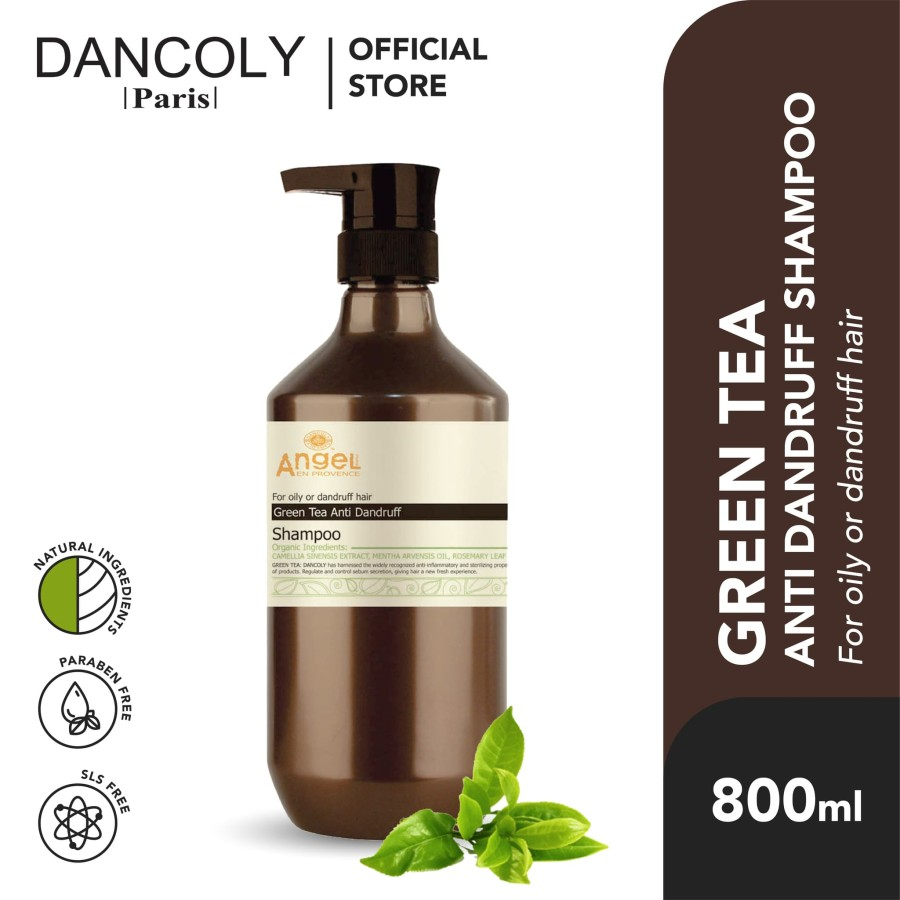 Promo Dancoly Green Tea Anti Dandruff Shampoo [800 mL] Diskon 3 di