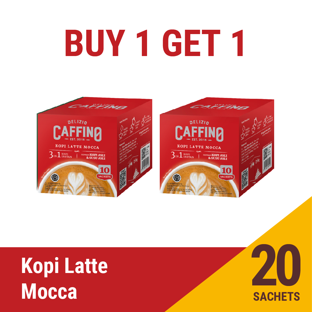 Mocca Box Jual Surabaya - Caffino Kopi Latte Mocca Box [20 g/ 10 Sachets/ Buy 1 ...
