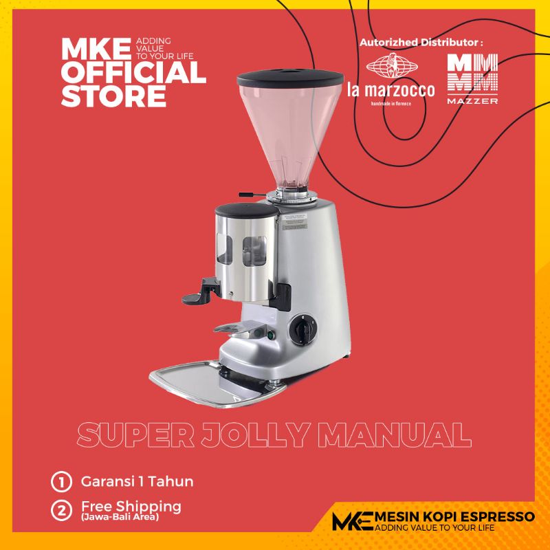 Jual Mazzer Super Jolly Manual Doser Coffee Grinder Grey di Seller Otten Coffee Jakarta