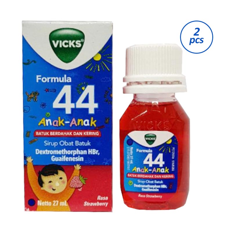 Jual Vicks Formula 44 Anak Obat Batuk Sirup [27 mL/ 2 Botol] di Seller RX H Store  Kota Jakarta
