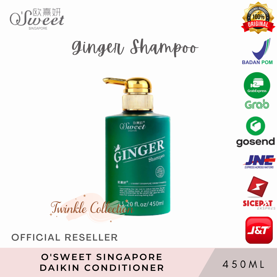Jual O'Sweet Singapore Ginger Shampoo Anti Rontok Osweet 450ml di