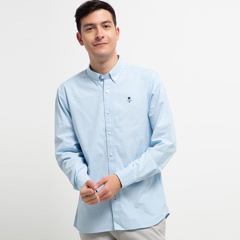 Promo Giordano Men's Classic Shirt - Kemeja Pria Lengan Panjang - XXL Light Blue di Seller Giordano Group Official Store - Kota Bekasi, Jawa Barat | Blibli